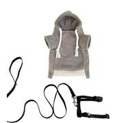 Ferret Clothes Pet Hoodie - Polyester, Small Animal Costume, Soft Warm Outfit | Ergonomic Comfort Fit, Lightweight Design, Secure Leash Included, Rabbit Leash Set For Ferret, Rabbit, Kitten, Puppy
