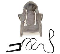 Ferret Clothes - Small Animal Ferret Sweater | Warm Soft Hamster Outfits With Harness, Comfortable Soft Hamster Outfits, Hamsters Bunny Hoodie Costume For Bunny Chinchilla Chihuahua Pet Cat