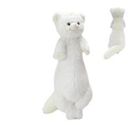 Ferret Doll - 52cm Long Ferret Pillow | Short Plush & PP Cotton Stuffed Animal, Soft Comfortable Cute Ferrets Body Pillow For Bed Sofa Car Ornaments and Hugging Gift For Ferrets Lovers