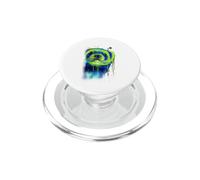 Ferret Face Graphics Hand Drawn Splash Art Ferret Pet Lover PopSockets PopGrip para MagSafe