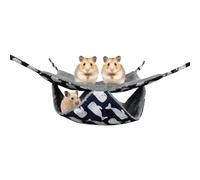 Ferret Hammock - Soft Washable Cage Accessories, Comfortable Hanging Bed, Secure and Warm Retreat for Chinchilla Hamster Bunny Squirrel Parrot, Small Animal Hammock, Winter Use, 13,78 x 13,78 pulgadas