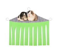 Ferret Hammock, Squirrel, Multifunctional Pet Habitat, Cozy Sleeping Nest, Hanging Play Shelter for Hamster Chinchilla Dwarf Sugar Glider, Green, Blue, 45 x 31,5 x 27 cm