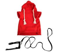Ferret Hoodie, Warm Pet Sweater, Small Animal Clothing for Ferrets, Soft Fleece Cute Hoodie, Pet Apparel with Harness Design, Small Mammal Outfit for Bunny Squirrel Chinchilla Chihuahua