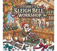 Ferret’s Sleigh Bell Workshop: A Festive Christmas Coloring Book of Shiny Bells, Sleigh Repairs, Busy Ferrets, and North Pole Workshop Fun