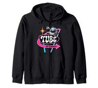Ferret Tube of Chaos Retro Pet Owner Vintage Sign Design Sudadera con Capucha