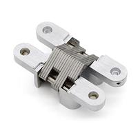 Ferretería de la cubierta Bisagras de 2 uds., bisagra de puerta plegable de carga pesada con cruz oculta integrada, herrajes para muebles Accesorios Marinos (Color : 19x95mm)