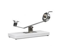FERRETERIA LEPANTO Jamonero Basculante Giratorio, Future Soporte jamonero con Base Color Negro para Jamones y Paletillas (DM Blanco)