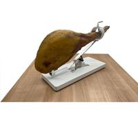 FERRETERIA LEPANTO Jamonero Basculante Giratorio, Future Soporte jamonero con Base Color Negro para Jamones y Paletillas (Fibra Granito)