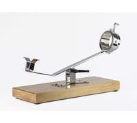 FERRETERIA LEPANTO Jamonero Basculante Giratorio, Future Soporte jamonero con Base Color Negro para Jamones y Paletillas (DM Nogal)