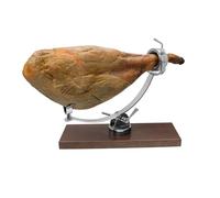 FERRETERIA LEPANTO Jamonero Córdoba Plus Profesional, Giratorio 360 Grados, (Base Madera Haya)