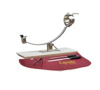 FERRETERIA LEPANTO Jamonero Giratorio Basculante con Base de Fibra Efecto Granito, Soporte jamonero con Base Efecto Flotante, jamonero Modelo Gala (Set Arcos Burdeos)