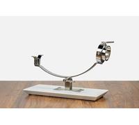 FERRETERIA LEPANTO Jamonero Giratorio Basculante con Base de Fibra Efecto Granito, Soporte jamonero con Base Efecto Flotante, jamonero Modelo Gala (Sin Set de Corte)