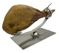 FERRETERIA LEPANTO Jamonero Giratorio, basculante y rotatorio 360 Grados, jamonero Profesional Multi-posicional (Base Inoxidable)