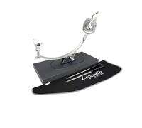 FERRETERIA LEPANTO Jamonero Profesional Giratorio y basculante, Soporte jamonero con Base de Fibra Negra Modelo Serrano (Set Negro)