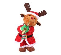 Ferretería Santa Clau Milu Muñeco de Nieve Navidad Peluche Árbol de Navidad Eléctrico Puede Cantar Baile Regalo Cosas Eléctricas Para La Cocina (B, Talla Única)