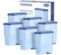 FERRGIA 6 Piezas Filtro de Agua de Repuesto con Philips AquaClean CA6903/10,CA6903/22,CA6903,Cafeteras Automáticas para Saeco y Philips,Reduce Contenido Cal,Certificado por Pruebas