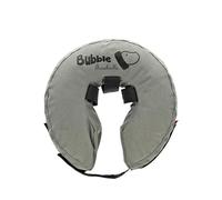 Ferribiella Collar Inflable para Mascotas, Alternativa al Collar Isabelino, Ajustable 15-25 cm, Gris, Cómodo y Lavable