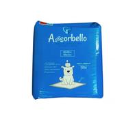 Ferribiella Empapadores Absorventes 60x90 50pzs Basic con cintas adeshivas, anti olores y polímeros.