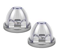 Ferricult 2 luces de sandía para semirremolque, luces de posición LED de 3, 7 pulgadas con IP65 resistente al agua, carcasa ABS de 12 V-24 V para vehículos Whitehome Decor