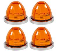 Ferricult 4 luces de sandía para semirremolque, luces de posición LED de 3, 7 pulgadas con resistencia al agua IP65, carcasa de ABS de 12 V-24 V para vehículos Yellowhome Decor