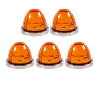 Ferricult 5 luces de sandía para semirremolque, luces de posición LED de 3, 7 pulgadas con resistencia al agua IP65, carcasa de ABS de 12 V-24 V para vehículos Yellowhome Decor