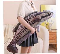 Ferricult Almohada de Felpa de Pez de 80 cm, Juguete de Peluche Gigante Realista con impresión 3D Realista, cojín Ultra Suave para decoración del hogar, sofá, Cama (31, 5 Pulgadas), Decorazione