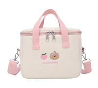 Ferricult Bolsa de almuerzo, lonchera térmica Kawaii con correa ajustable, portátil a prueba de agua para el hogar, la escuela, la oficina, el trabajo, decoraciones navideñas