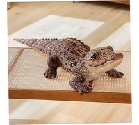 Ferricult Juguete De Peluche De Cocodrilo, Animal De Peluche De Cocodrilo Jumbo De 39, 4 Pulgadas, Suave Y Realista para Niños Niñas Decoración De La Habitación De Los Niños Marrón, Decorazione