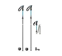 Ferrino 78214HAZ.1SIZ Bastón Telescópico y Plegable Ortles (Pair), Light Blue, Adultos Unisex, Multicolor, Talla única