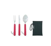 Ferrino 78309HCU.1SIZ Juego de Cubiertos de Acero Inoxidable y Mango de Aluminio