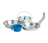 Ferrino Mono Popote, Juego de Cocina para Camping Unisex, Gris, 1 Persona