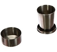 Ferrino Stainless Steel Folding Cup Olla Acampada y Senderismo, Adultos Unisex, 0, Talla Única
