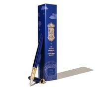 Ferris Wheel Press , Bijou Luna Celeste - Pluma estilográfica, doble chapado en oro, acabado lacado zafiro, punta de acero bicolor, fina