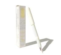 Ferris Wheel Press Pluma estilográfica de carrusel, cuerpo de mezcla acrílica, tapa de cierre de clic sellada al aire, vainilla francesa, blanco, punta fina