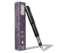 Ferris Wheel Press, Pluma estilográfica de carrusel de aluminio, color negro Bearrington, cuerpo de aluminio de grado aeronáutico, tapa roscada con sistema de sellado de aire, negro, fino