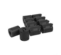 Ferrita para núcleo de anillo, 10 unids clip negro de 13 mm supresor de ruido abrazadera de cable para EMI RFI filtro audio video cable de alimentación (ui650)