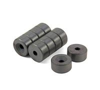 first4magnets F314NF-10 Imán de ferrita de 20 mm de diámetro x 10 mm de Grosor x 5,2 mm c/Fregadero - 1,2 kg de Fuerza (Norte) (Paquete de 10), Pack of 10