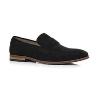Ferro Aldo Dylan MFA19671 Mocasines clásicos con Punta de mocasín para Hombre, Negro GamuzaBlack Suede, 38.5 EU