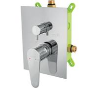 Ferro Algeo grifo de bañera y ducha empotrado cromo BAG7P2BOX