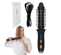 Ferro Arricciacapelli Termico - Bacchetta per Styling Capelli con Setole in Nylon | Arricciatore per Onde e Ricci Naturali | Ideale per Casa, Viaggi, Hotel, Dormitorio e Lavoro