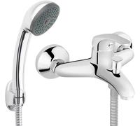 Ferro Basic grifo de bañera y ducha a pared cromo BBC11