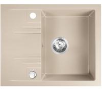 Ferro Mezzo II fregadero de granito 58x48 cm beige DRGM48/58SA