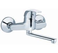 Ferro Vasto grifo para lavabo a pared cromo BVA3