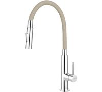 Ferro Zumba Slim 2F grifo de cocina de pie cromo-beige BZA43P