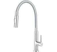 Ferro Zumba Slim 2F grifo de cocina de pie cromo-grafito/gris BZA43S