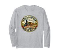 Ferrocarril de Baltimore y Ohio 1827 Tren Vintage Manga Larga