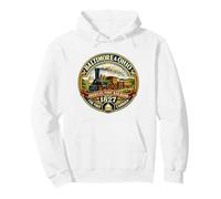Ferrocarril de Baltimore y Ohio 1827 Tren Vintage Sudadera con Capucha