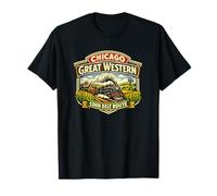 Ferrocarril de Chicago Great Western Corn Belt Route Camiseta