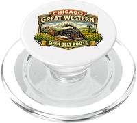 Ferrocarril de Chicago Great Western Corn Belt Route PopSockets PopGrip para MagSafe