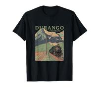Ferrocarril de montaña Durango Colorado Vintage Steam Train Camiseta